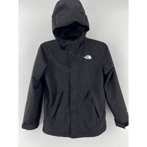 The North Face Jacket Boys Medium Black DryVent 3 In 1 Hooded Fleece Outdoor